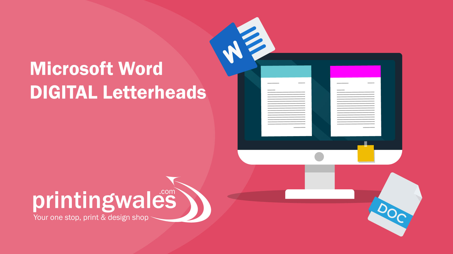 Microsoft Word Digital Letterheads Printing Solutions in Cardiff